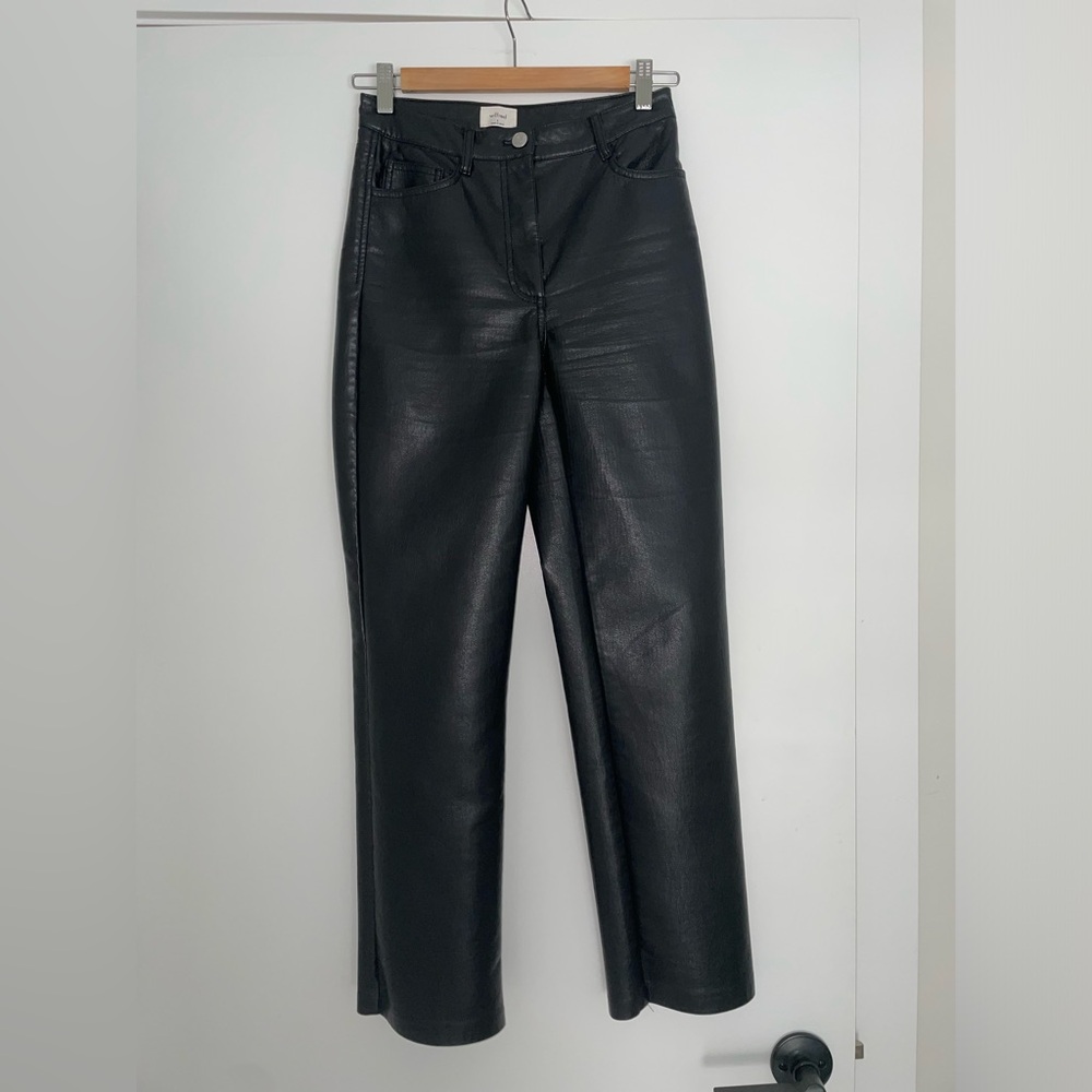 Aritzia Wilfred Melina Leather Pants